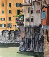 Alfresco on the Arno by Karen Dunderdale